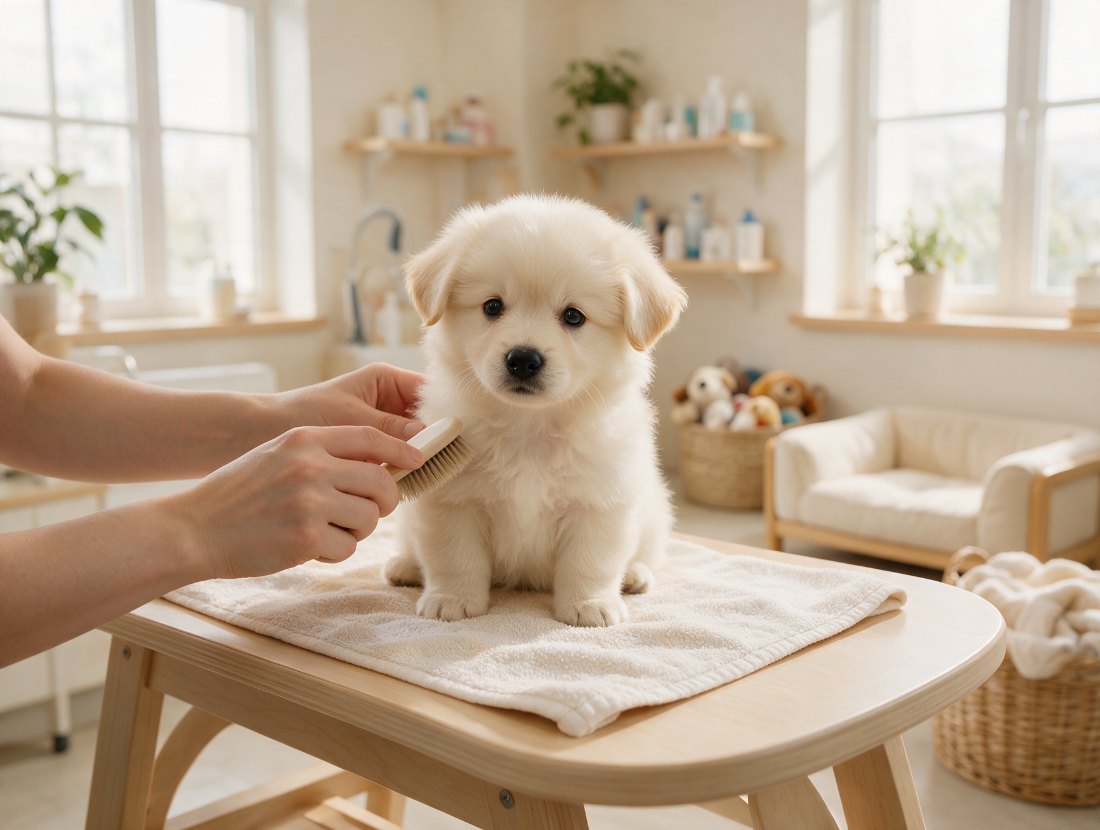 Puppy's First Groom